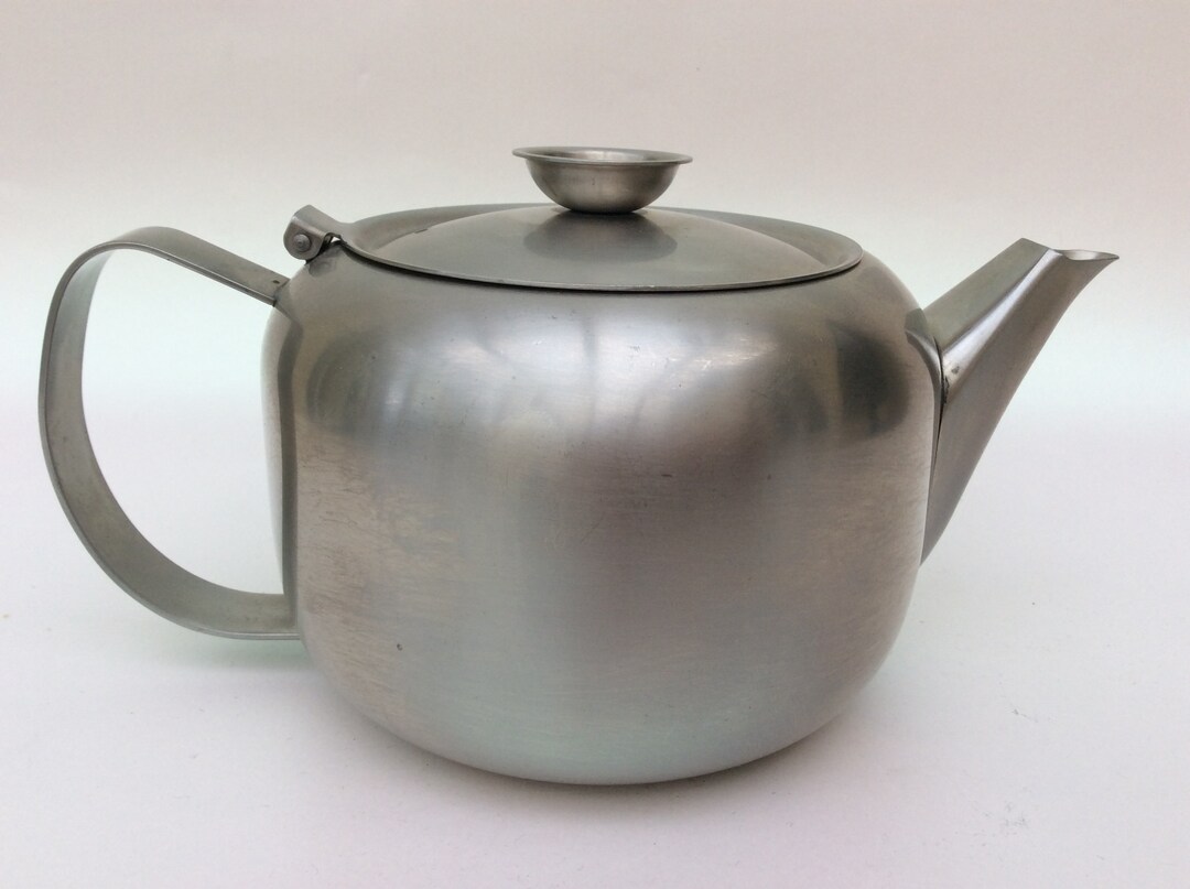 Stainless Steel Old Hall Teapot 1 Litre Etsy