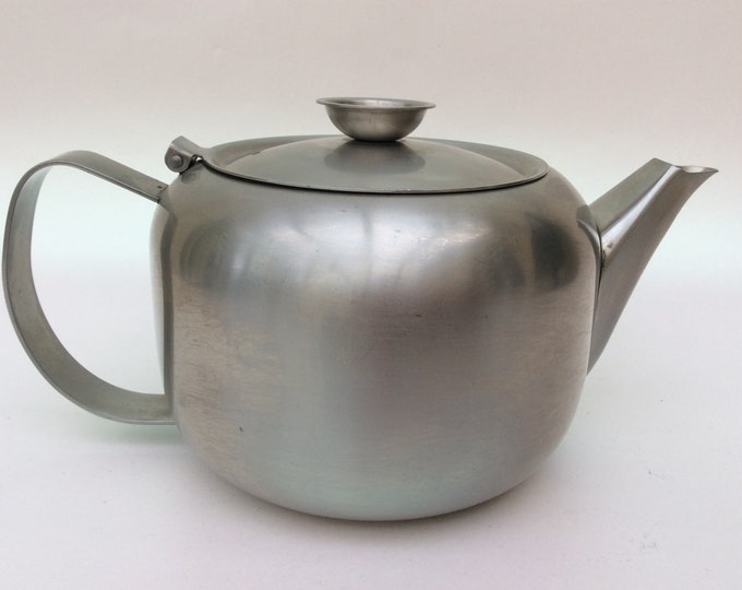 Stainless Steel Old Hall Teapot 1 Litre Etsy