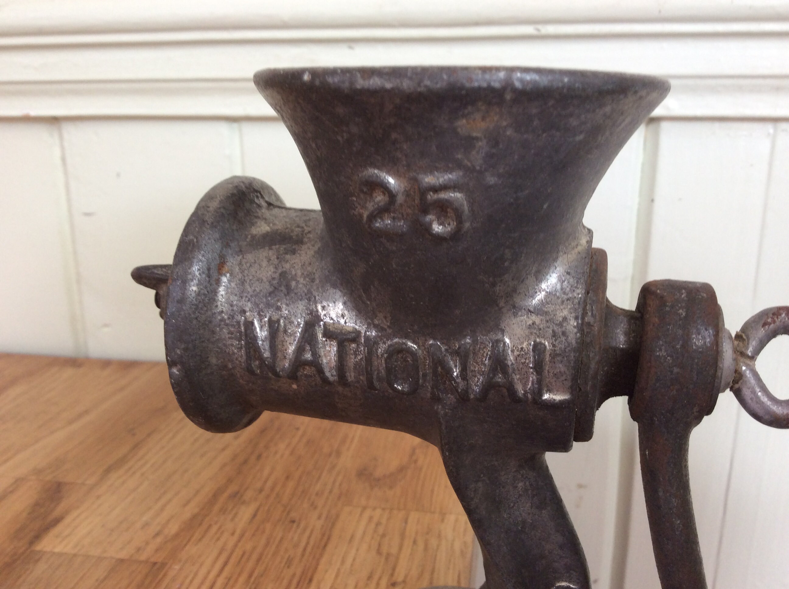 Vintage Meat Mincers With Table Clamp Etsy