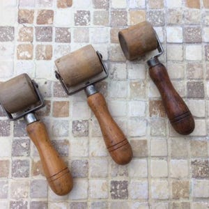 Scelta di tre rulli per cuciture vintage per carta da parati - Rilegatura