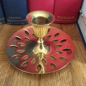 Vintage Brass Candlestick Holders