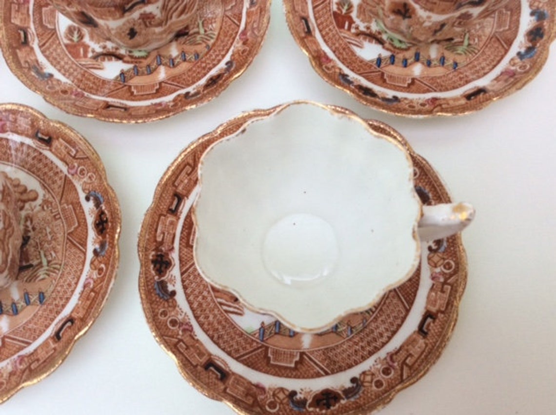 Bone China Cups Saucers Plates Milk Jug Made by Melba Etsy