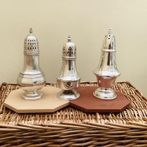 Choice Of Three Vintage Silver Plated Sugar Shakers