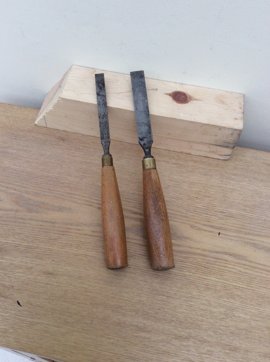 A Set of Two Vintage Wood Chisels Made by Robt Sorby 3/4 Etsy