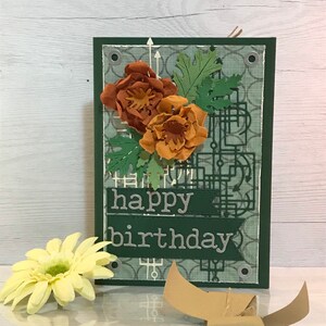 Handgemaakte luxe 3D wens- of cadeaukaart. A6 formaat. Uniek design. 220 gr. cardstock. Geen print, cutting dies.