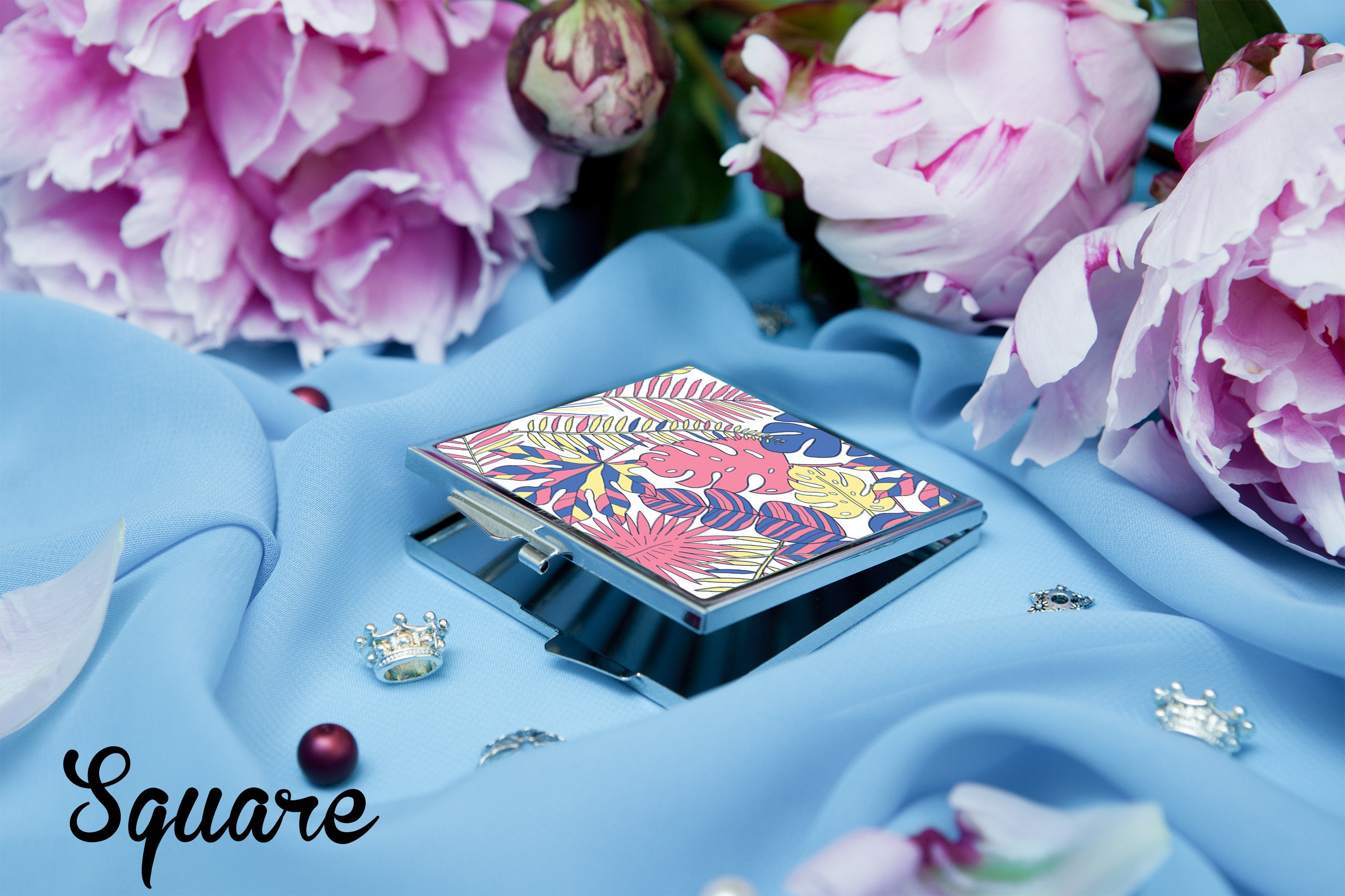 Small Mirror Bag Mirror Purse Mirror Make up Compact Mirror Etsy