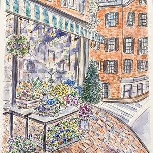 Flower Shop Print