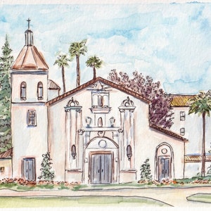 Santa Clara University Art Print