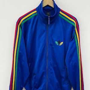 Vintage Adidas Grun Track Top Jacket Size M