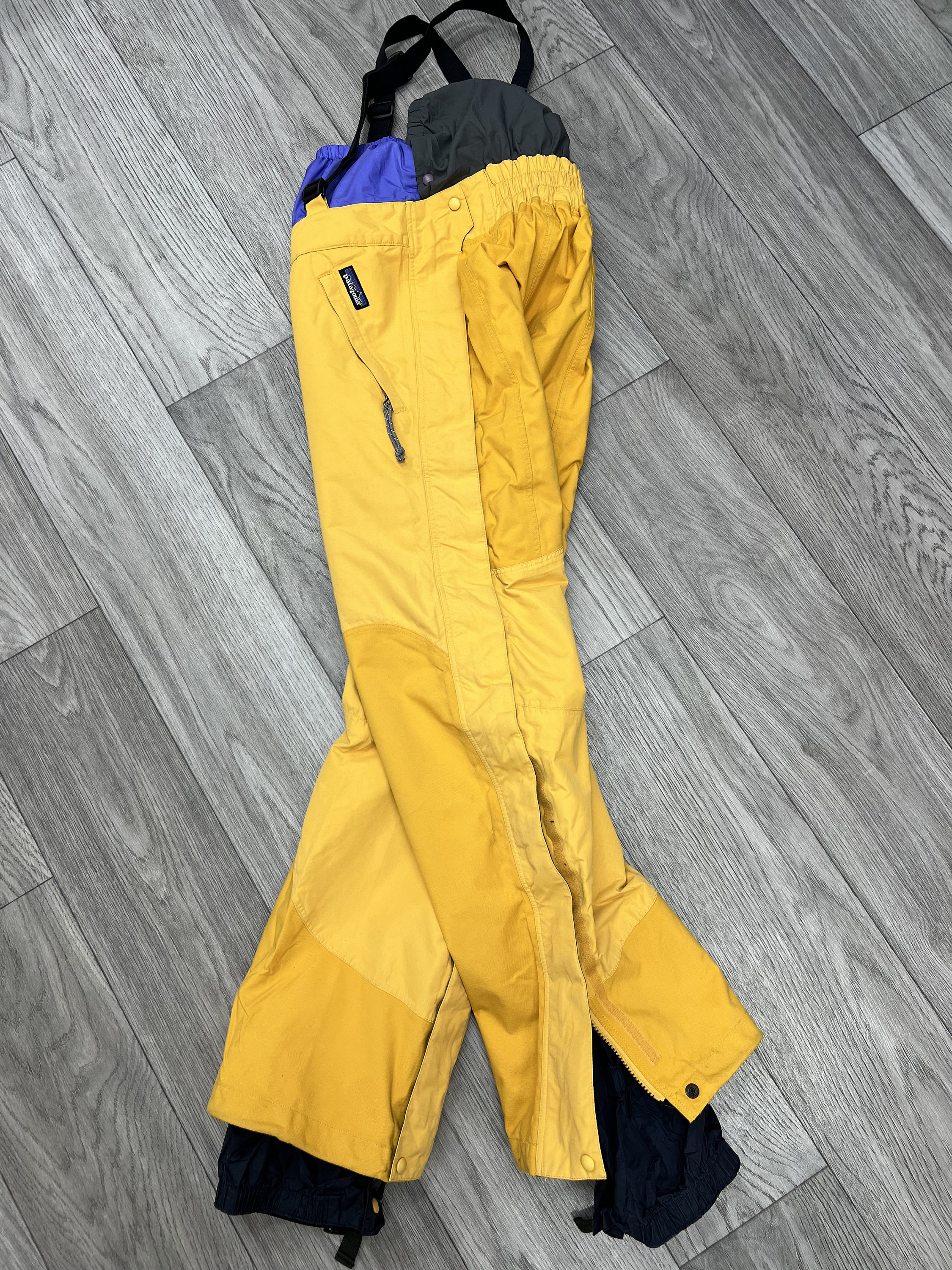 Vintage Patagonia Snow Ski Bib Trousers Pants Rare Color Unisex