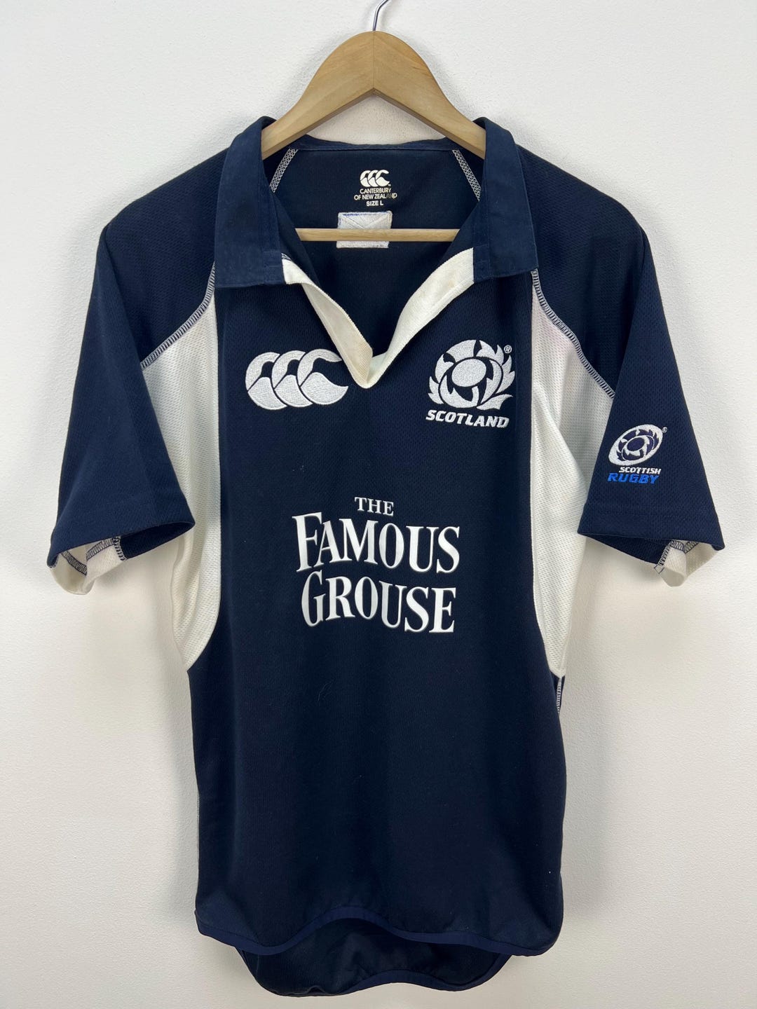 Maillot Écosse Rugby Union Canterbury – Taille XL Femme – Occasion Très Bon état