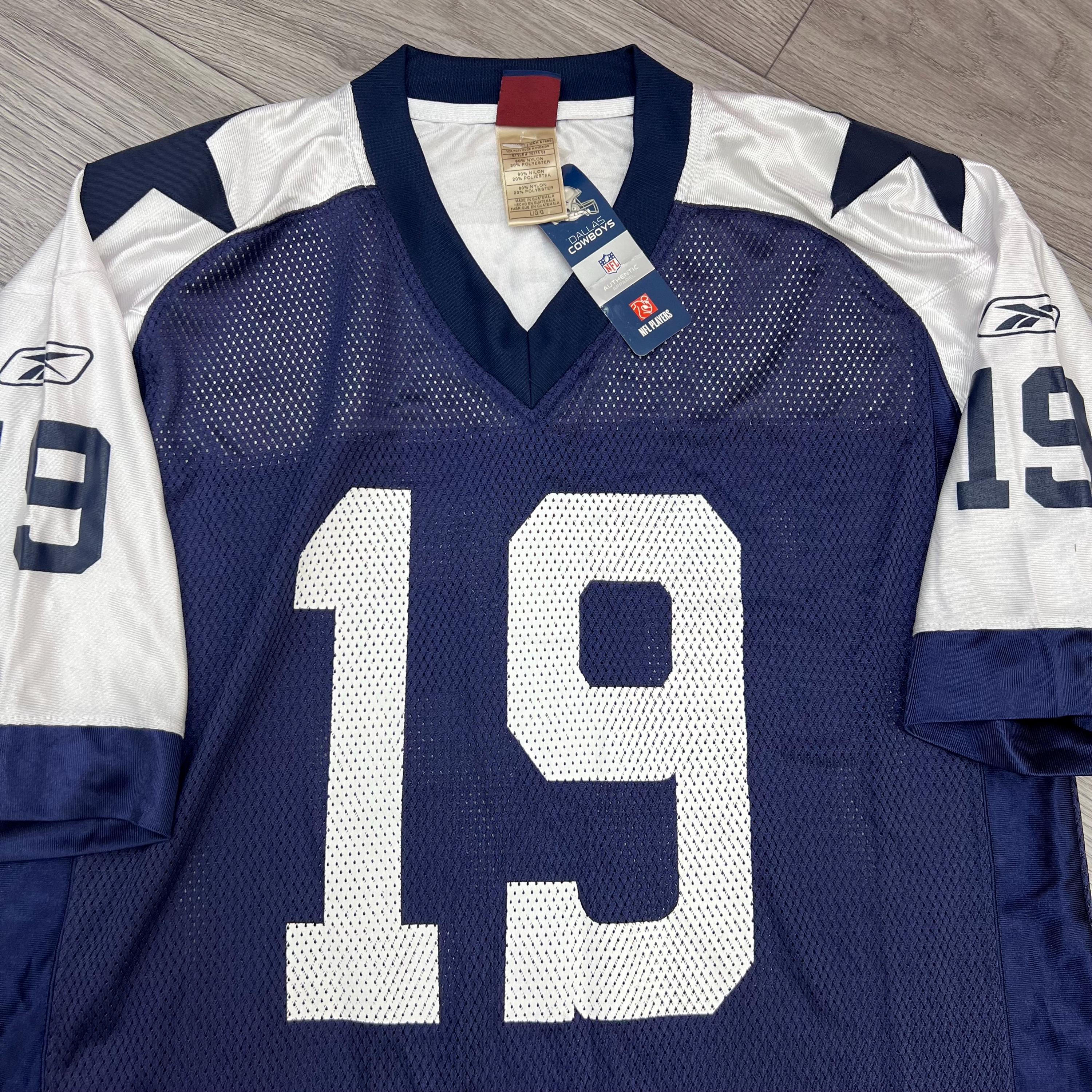 NFL Dallas Cowboys Reebok Jersey Throwback Austin #19 Size L 
