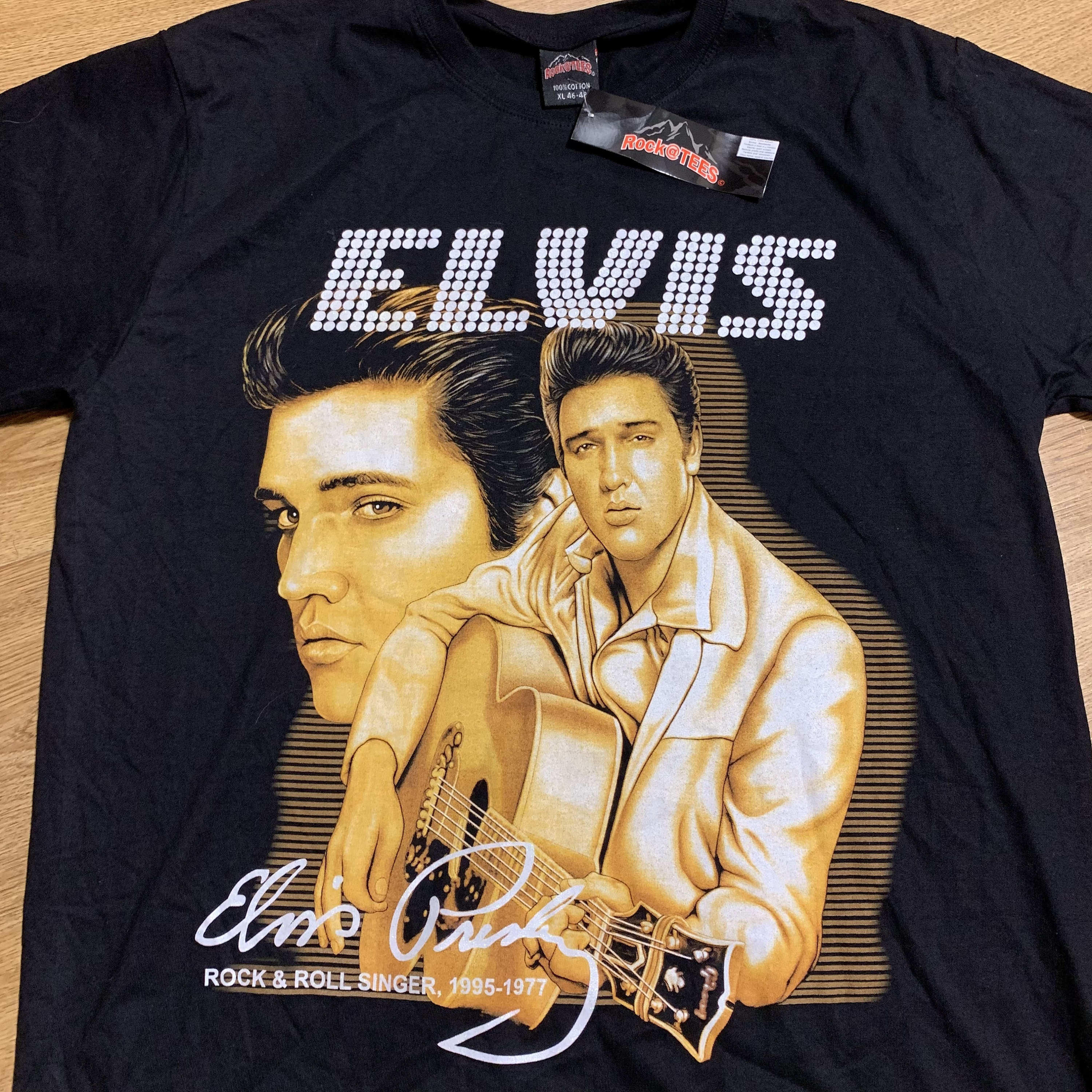 Elvis Presley Vintage Tee T-shirt Big Print Size XL - Etsy UK