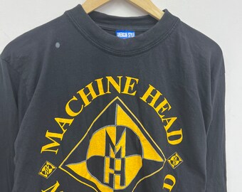 Machine Head 90s Vintage Long Sleeve Shirt Rare Fit M - Etsy