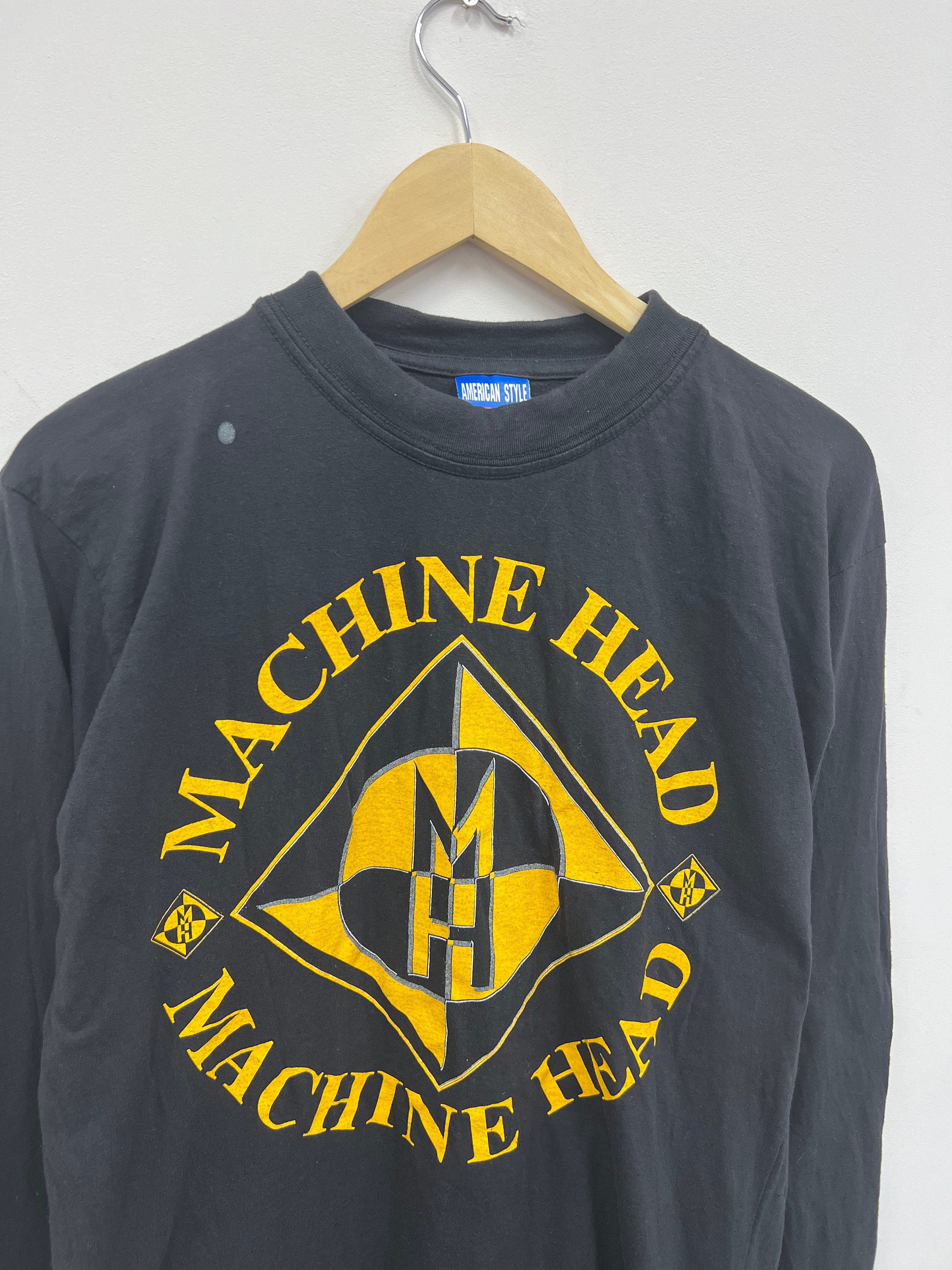 90's MACHINE HEAD バンド Tシャツ Vintage 90's Machine Head Crush Your World Longsleeve Band