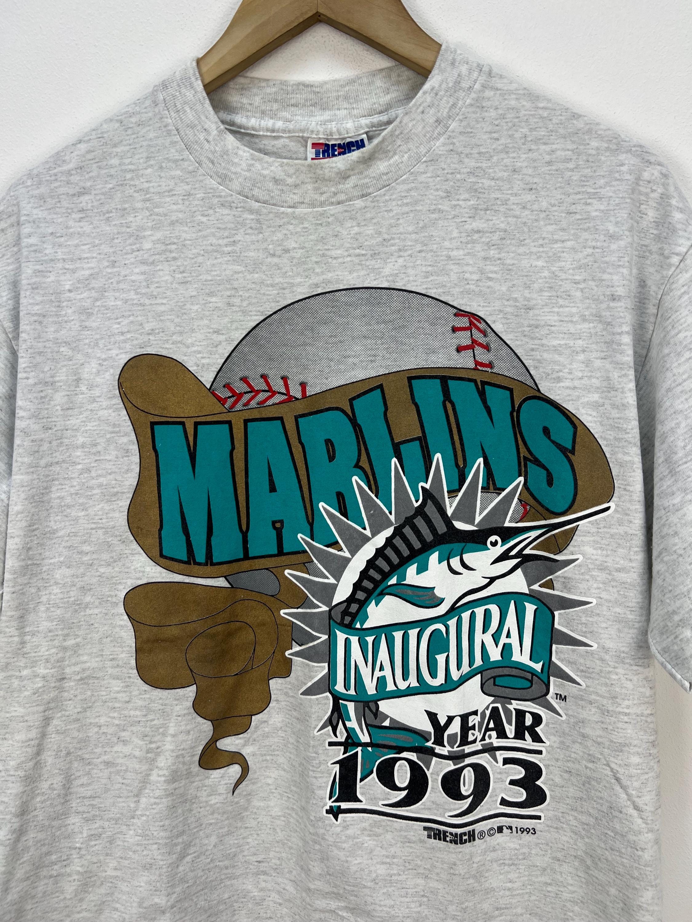 Vintage 1993 Florida Marlins Inaugural Year T-shirt MLB Baseball