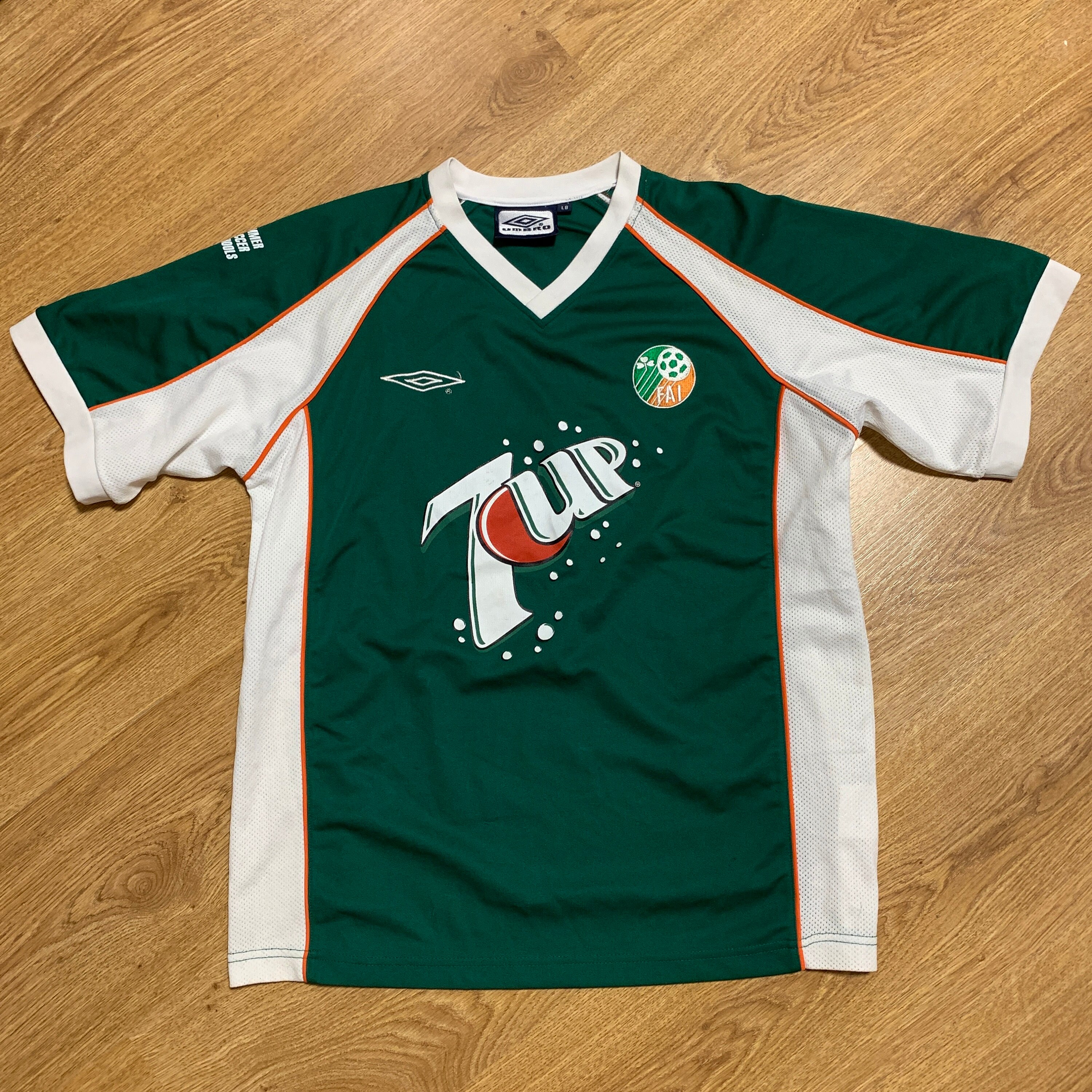 Ireland Umbro Vintage Football Soccer Shirt Jersey Size S Etsy