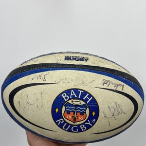 Signerad Bath Rugby Gilbert Ball Premiership sällsynt