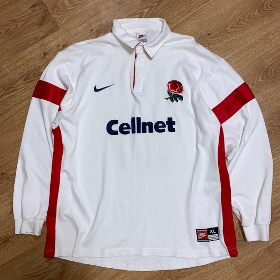 England 1997/1999 Rugby Union Long Sleeve Shirt Jersey Nike Etsy UK