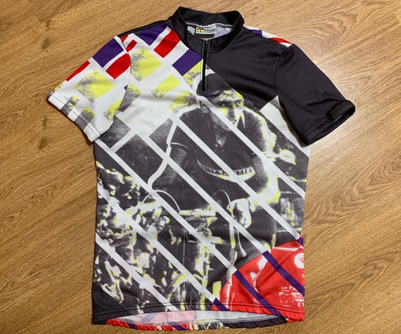 Maillot Cycliste Vintage Giessegi Campagnolo - Taille L - Multicolore - Italie