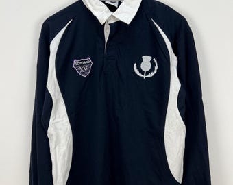 Ecosse 2012/13 - Maillot de Rugby Test à Domicile Marine/Or Ecosse 2012/13 - Maillot de Rugby Test à Domicile Marine/Or