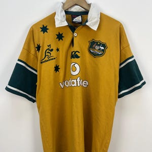 Vintage Australia Wallabies Rugby Shirt Jersey Canterbury Size XL
