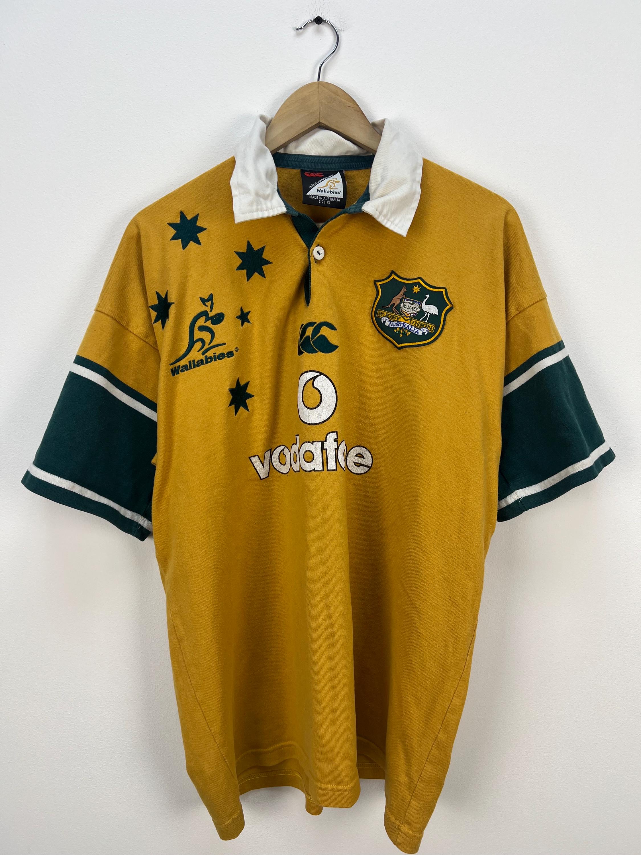 Maillot de rugby australie wallabies vintage jersey canterbury taille
