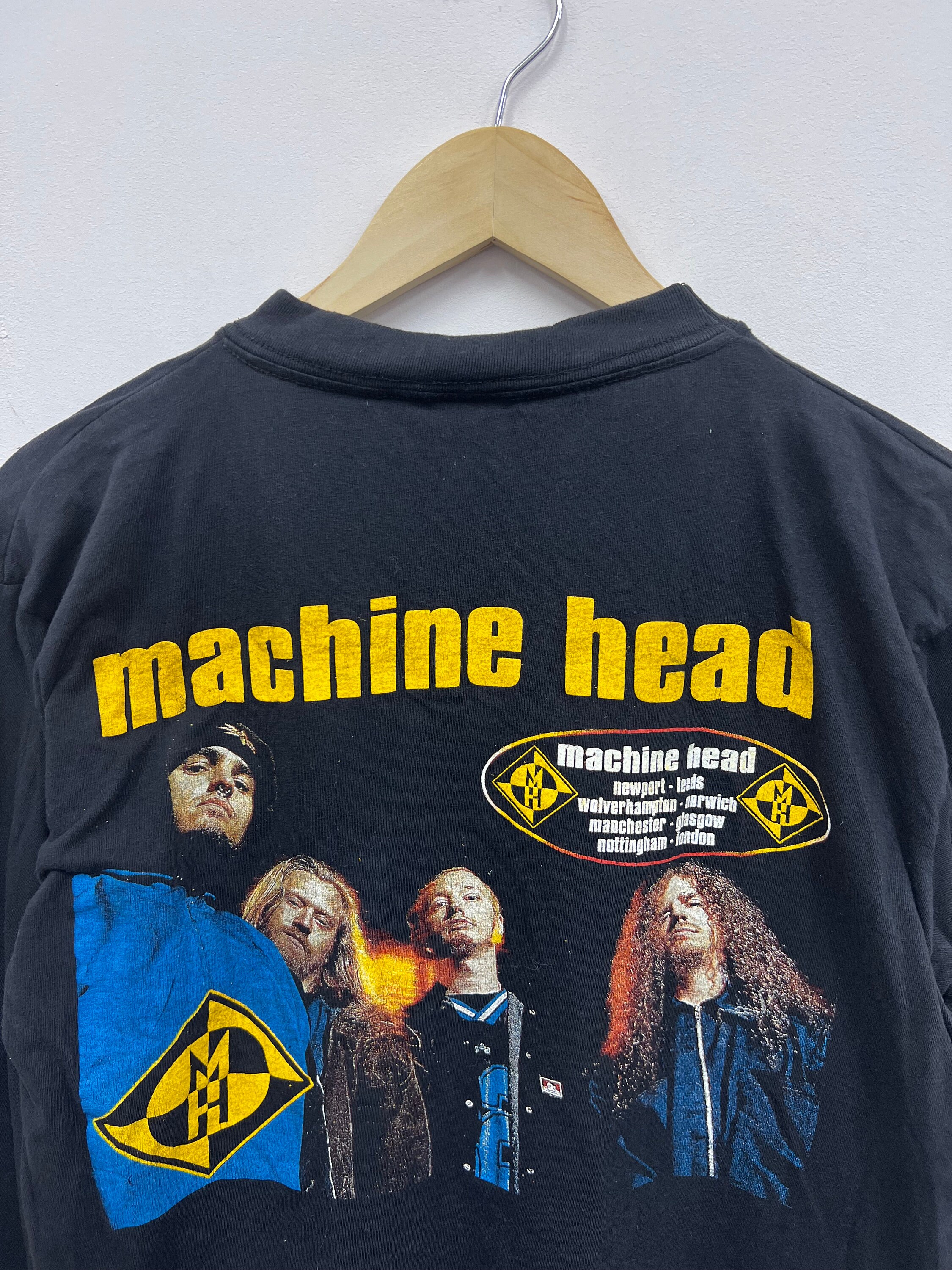 Machine Head 90s Vintage Long Sleeve Shirt Rare Fit M - Etsy Machine Head 90s Vintage Long Sleeve Shirt Rare Fit M - Etsy