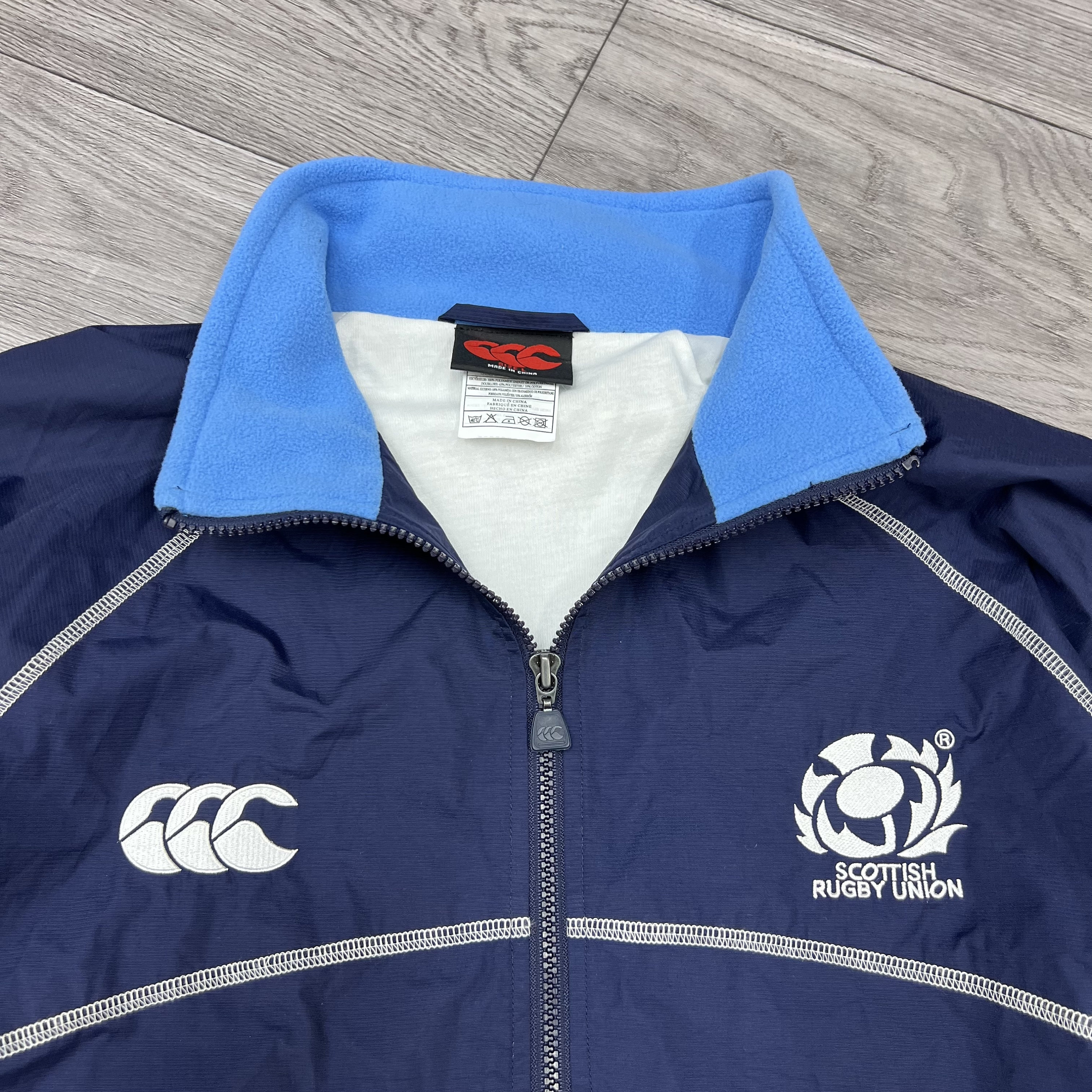 Scotland Rugby Union Vintage Jacket Canterbury Men's Size L