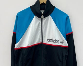 90’s Adidas track jacket Adidas Vintage 90's Color Block Full Zip Track Jacket Black