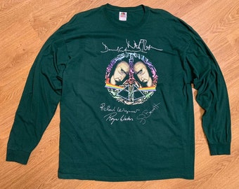 Pink Floyd Peace Division Bell Vintage Mens Long Sleeve Tee T-Shirt Size 2XL