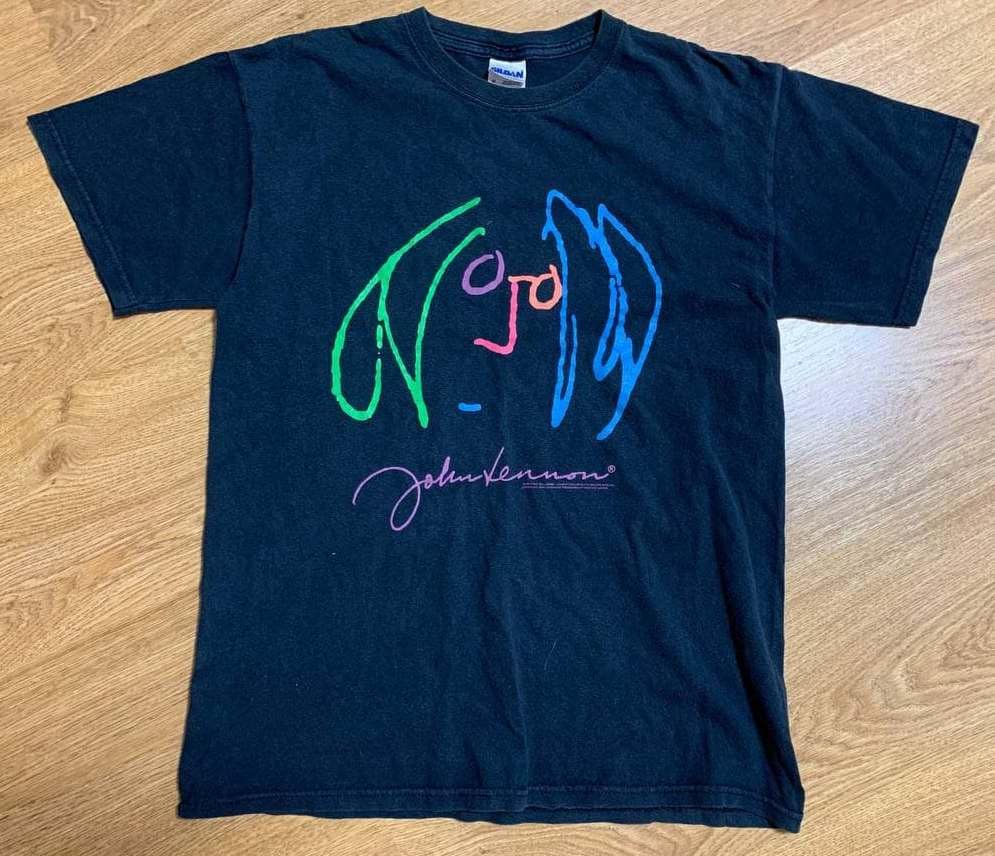 John Lennon アートTシャツ yoko ono screenstars John Lennon T John Lennon アートTシャツ yoko ono screenstars John Lennon T
