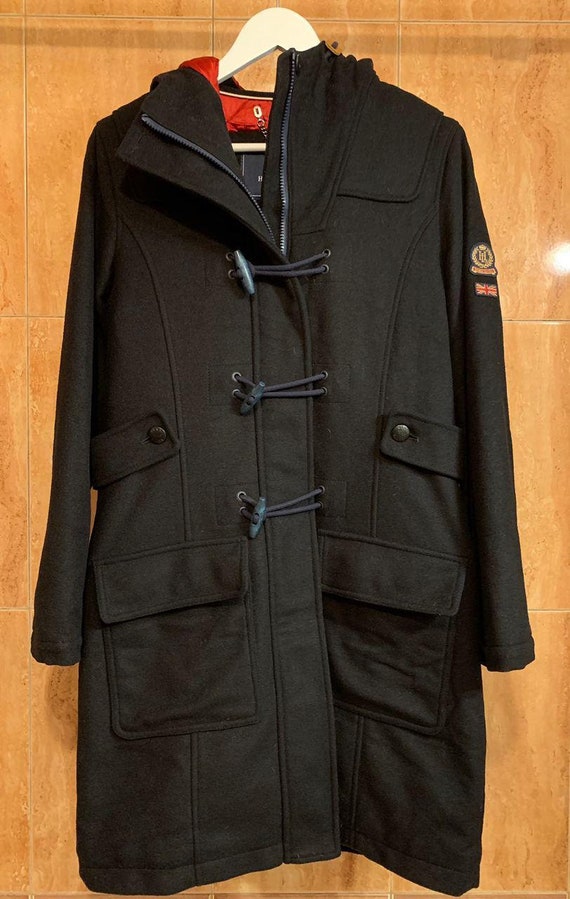 Henri Lloyd Womens Winter Wool Duffle Coat Jacket Size M Etsy