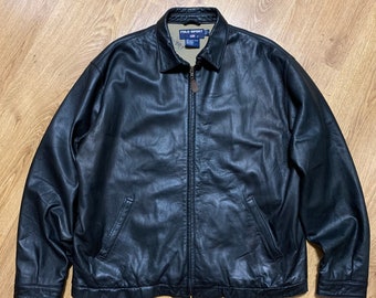 polo sport leather jacket