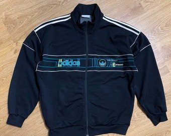 Vintage 1980's Adidas ATP Keyrolan Track Jacket | Size XS