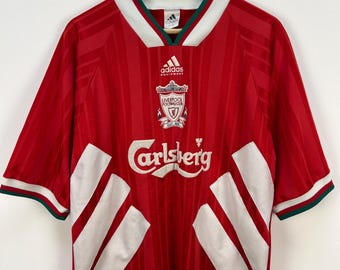 Camiseta de fútbol del Liverpool 1993/95 (local), talla 44/46