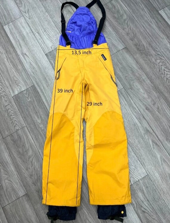Vintage Patagonia Snow Ski Bib Trousers Pants Rare Color Unisex