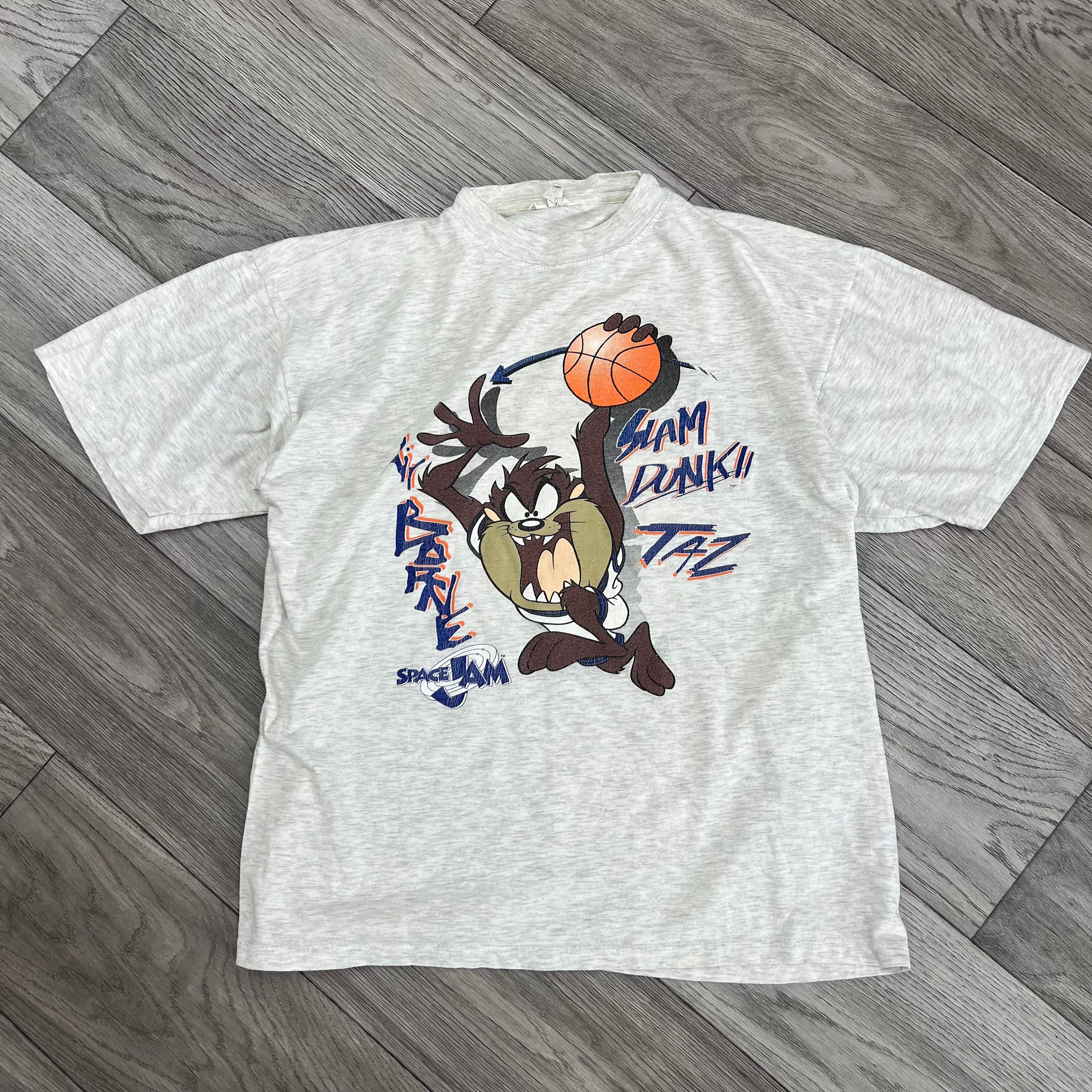 ヴィンテージ 1996 スペースジャム タズ スラムダンク Tシャツ サイズ 
