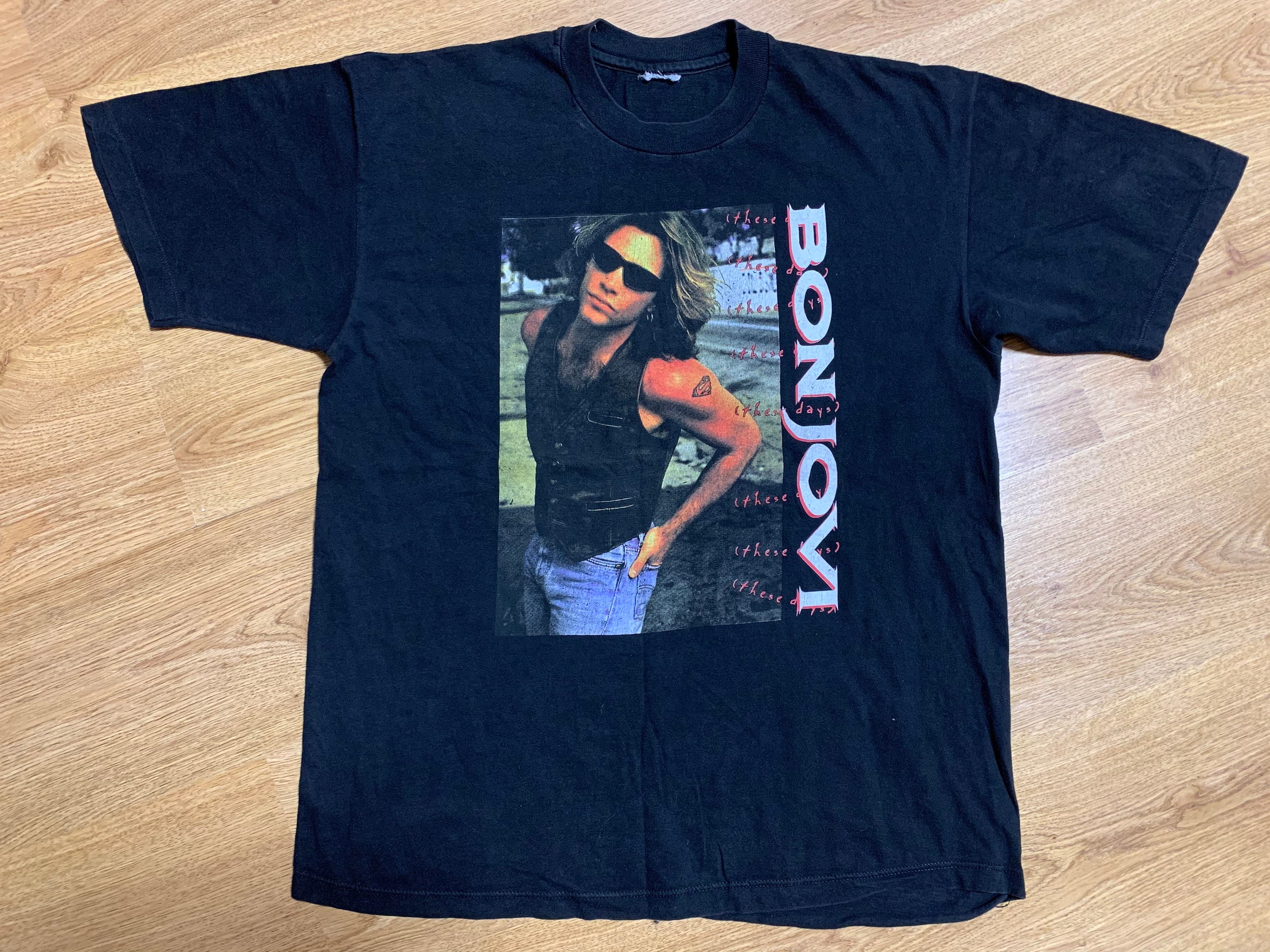 Bon Jovi These Days 1996 Vintage Tee T-shirt Size XL/L - Etsy