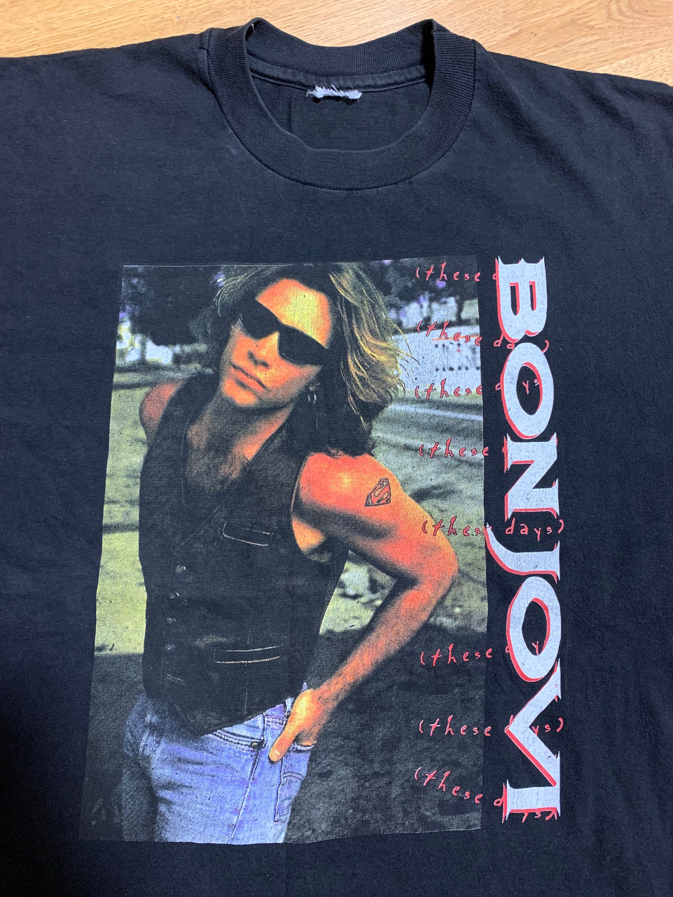 Bon Jovi These Days 1996 Vintage Tee T-shirt Size XL/L - Etsy