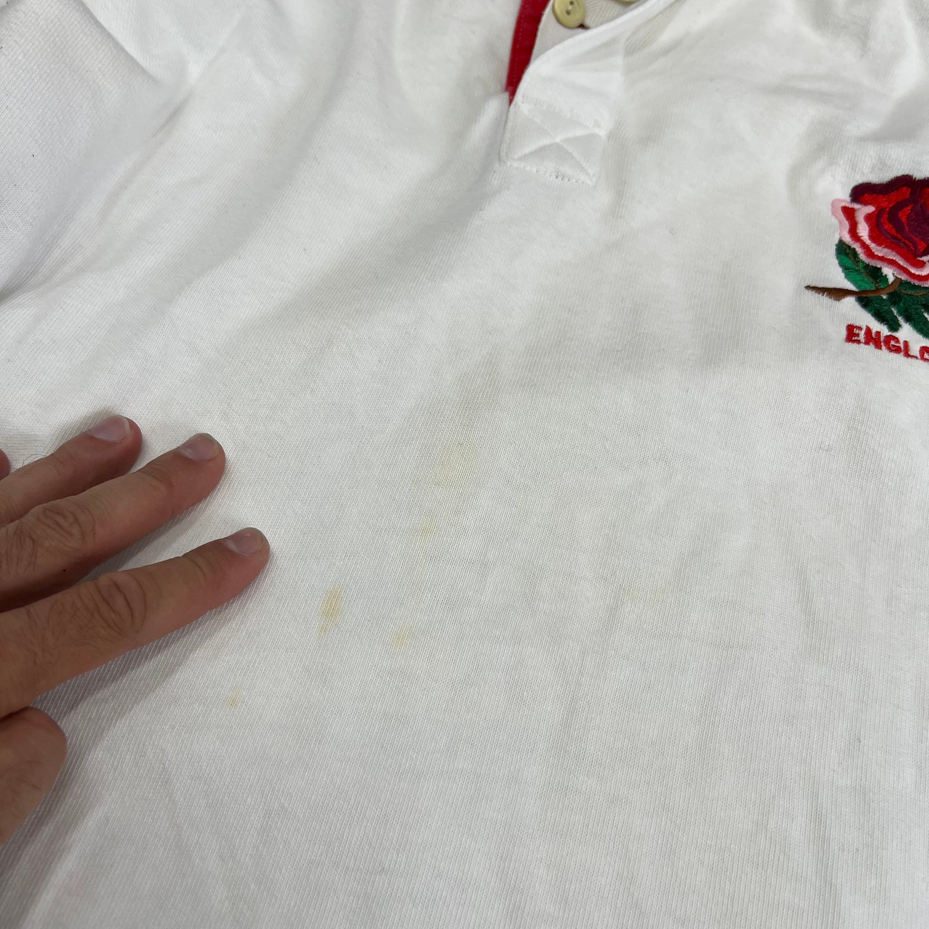 England 1991/1993 Rugby Union Shirt Jersey Cotton Traders