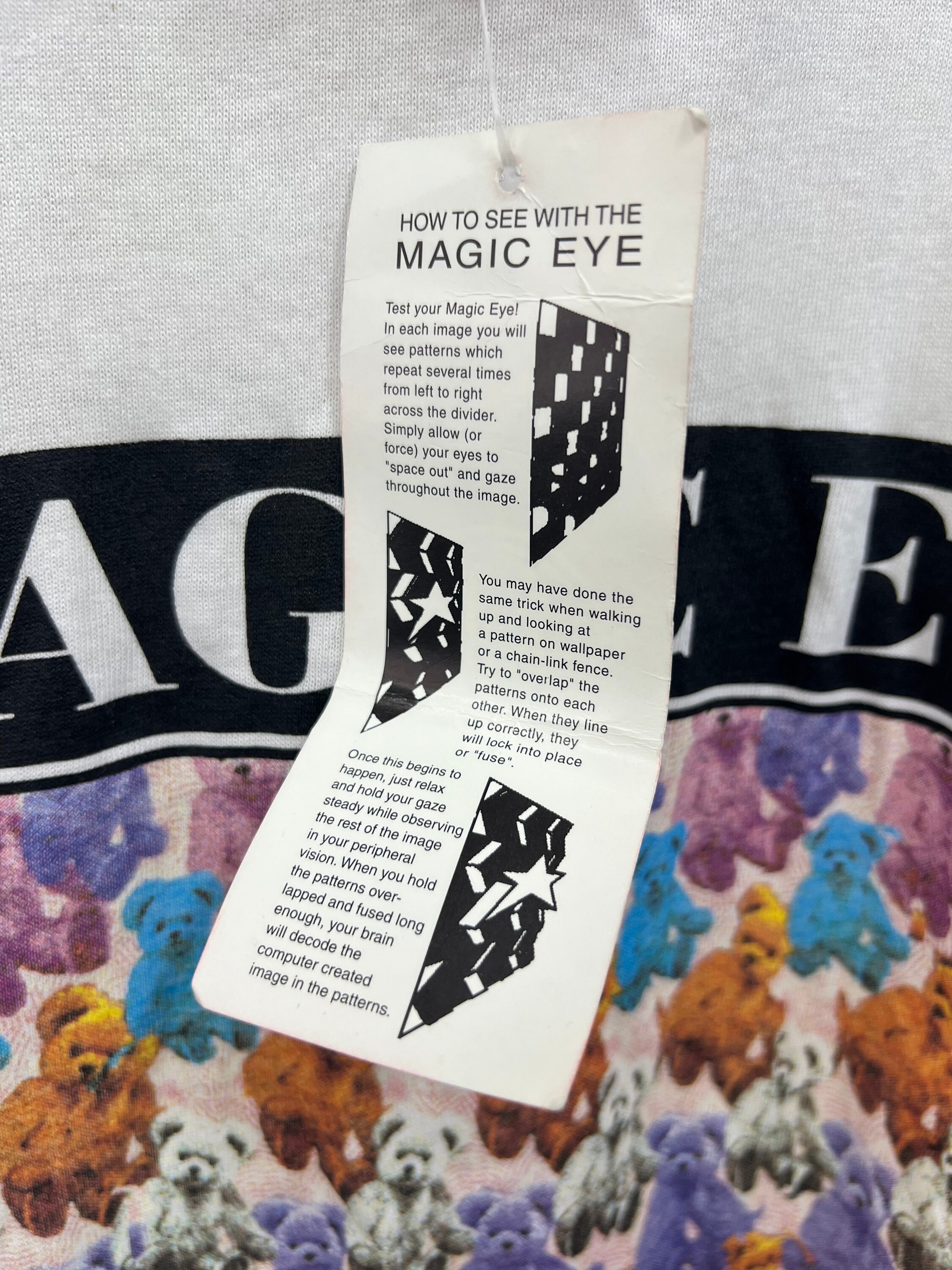 Magic eye Vintage Tシャツ マジックアイ アート DALI