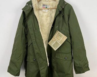 Vintage 70s N3-B Style Parka Jacket YOUTH XL, Adult XS Original