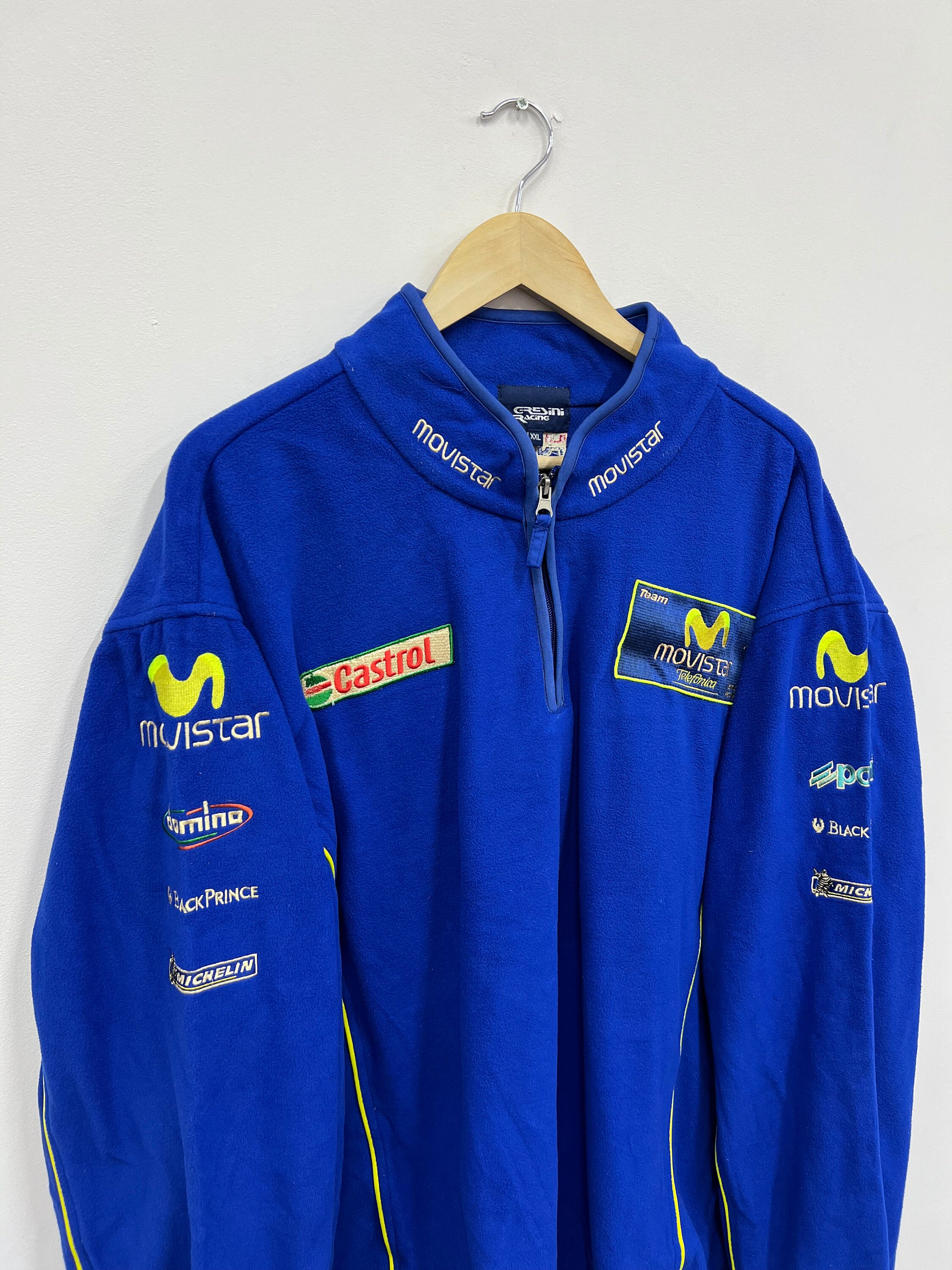 Team Movistar Honda Moto GP Vintage Fleece Jacket Size 2XL Etsy