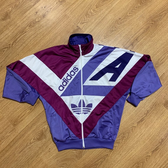 Adidas Originals Vintage Track Top Jacket Big Logo Mens Size S - Etsy