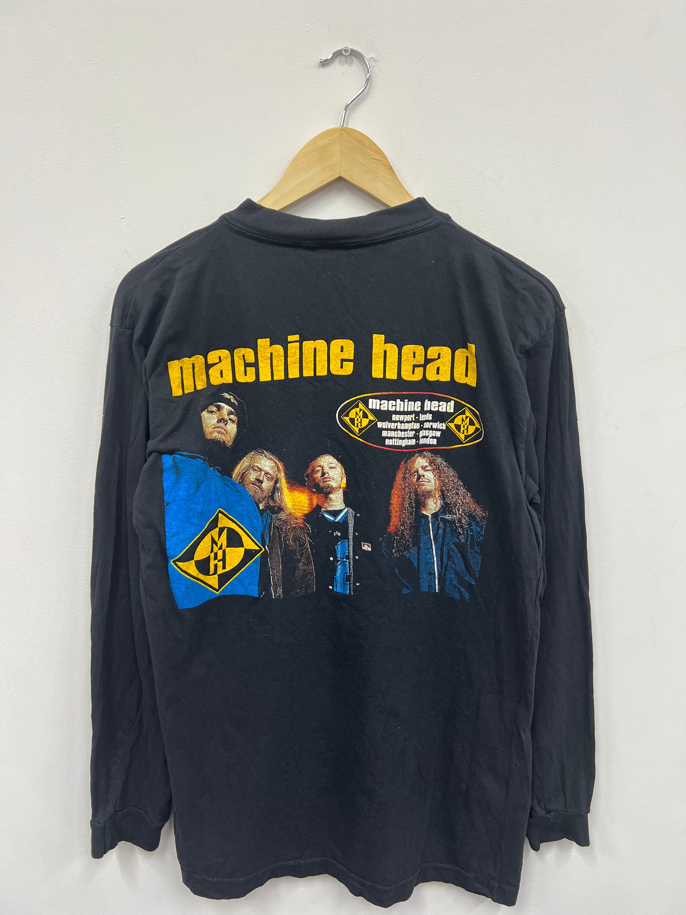 Machine Head 90s Vintage Long Sleeve Shirt Rare Fit M - Etsy Machine Head 90s Vintage Long Sleeve Shirt Rare Fit M - Etsy