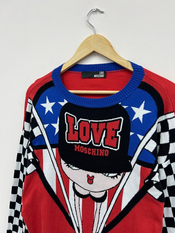 Womens love moschino sweatshirt sale