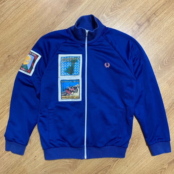Fred Perry X Paddy Smith Blue Track Top 