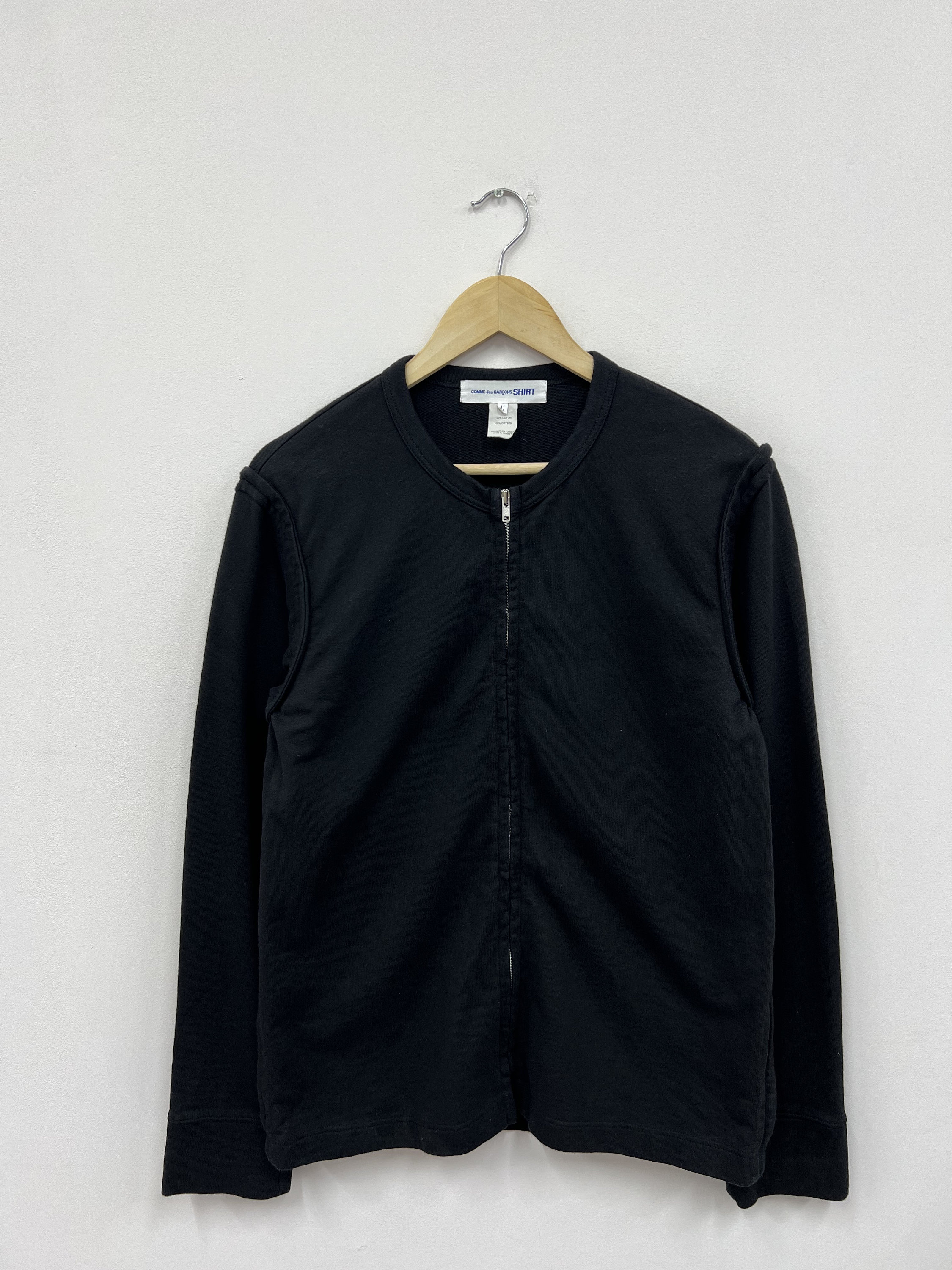 Comme Des Garcons Shirt Zip Sweatshirt Pullover Size Fit M