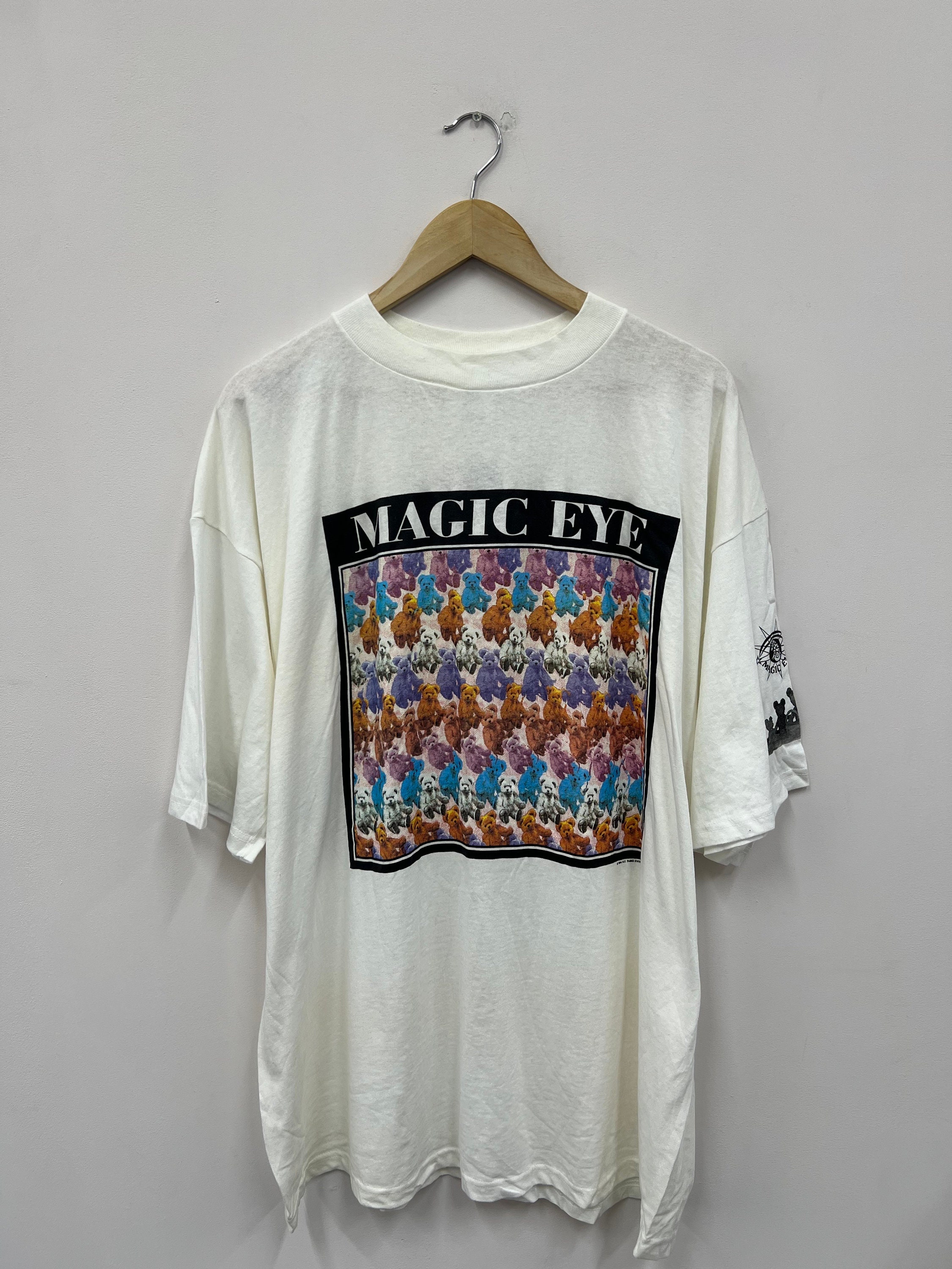 マジックアイ 1994 ヴィンテージ イリュージョン Tシャツ ワンサイズ